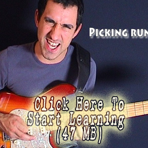 Speed picking video lesson 3 - play vertical speed picking